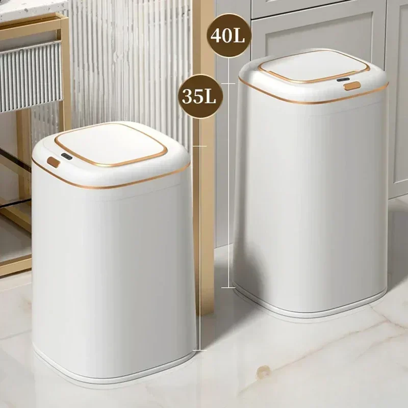 Commercial Kitchen Trash Can - Poubelle intelligente 20/35/40l, grande capacité, capteur