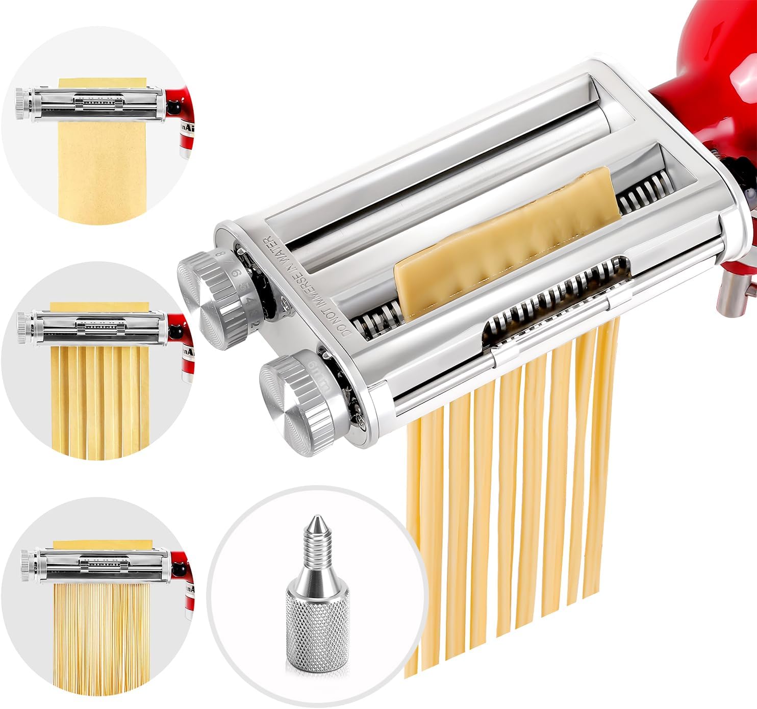 Commercial Kitchen Aid Mixer - Accessoire de coupe-pâtes 3-en-1 pour batteur