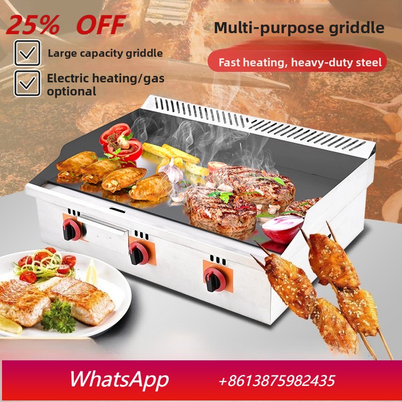 Teppanyaki Grill Table - Équipement Teppanyaki Commercial YJQ, Four à