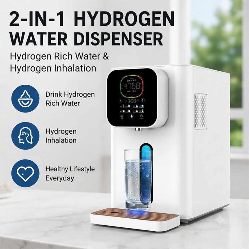 Cold Drink Dispenser - Machine à eau hydrogénée 4000PPB, distributeur