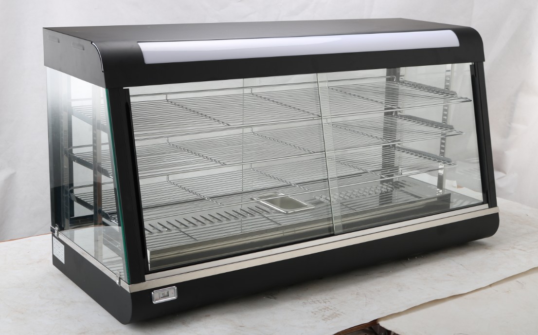 Food Warmer Display - Vitrine chauffante pour pizzas, hamburgers Burgerking,