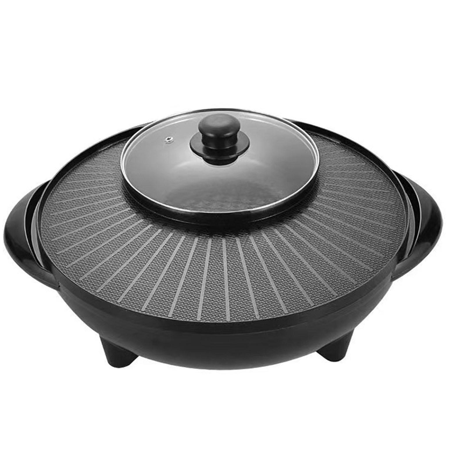 Teppanyaki Grill Table - Grill électrique avec hot pot pour