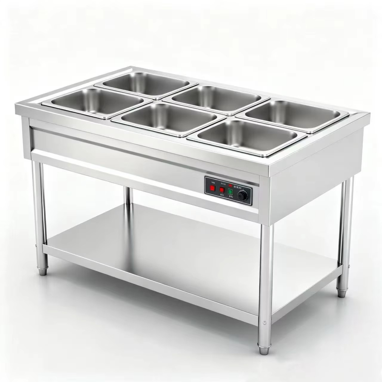 Food Warmer Display - Bain-marie électrique professionnel pour buffet de