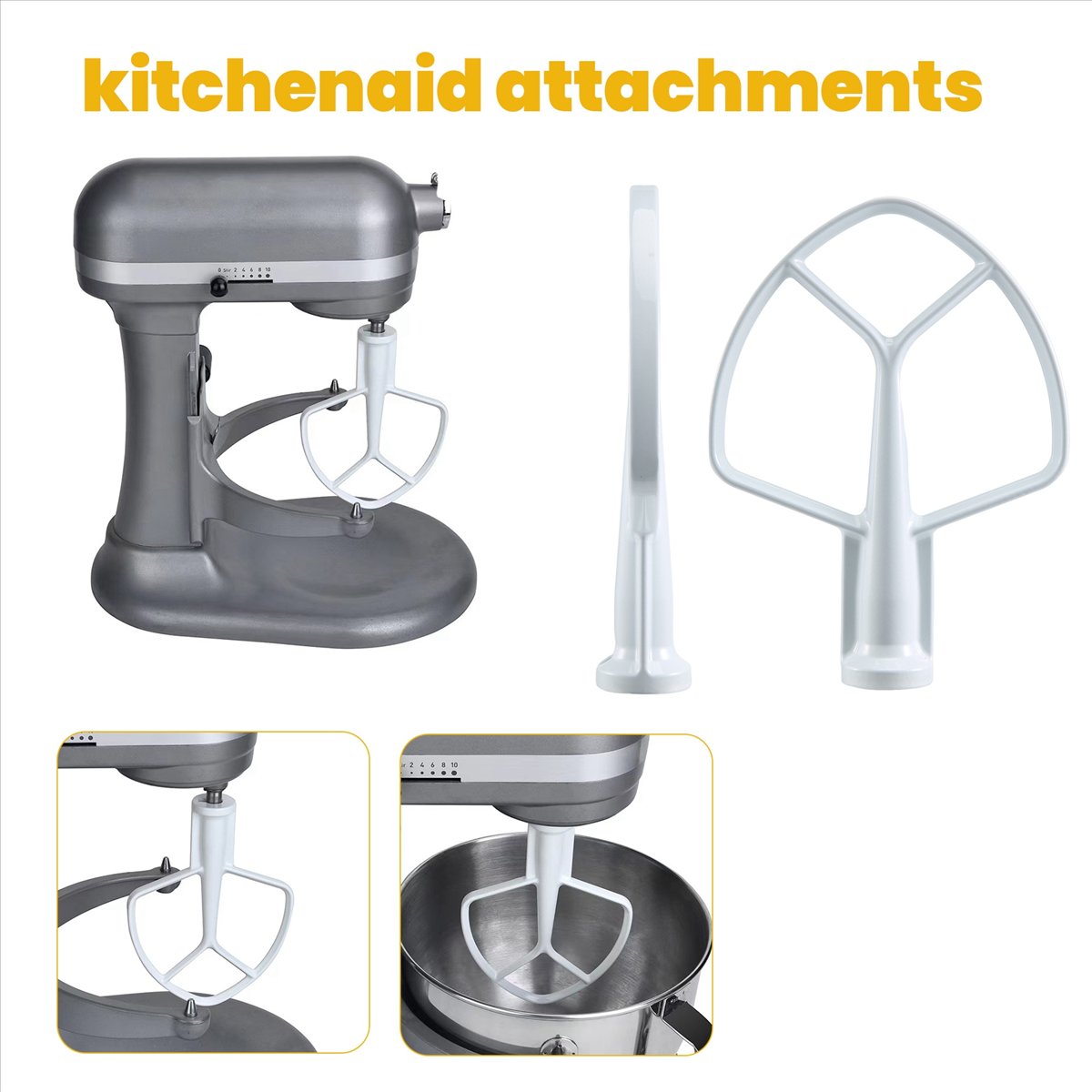 Commercial Kitchen Aid Mixer - Batteur plat recouvert Doings K5AB K5SS