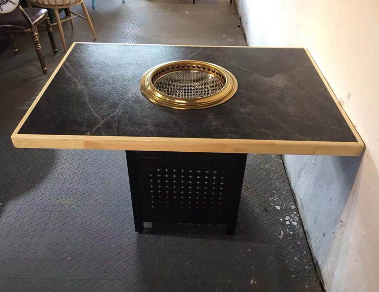 Teppanyaki Grill Table - Yakiniku – Table de barbecue électrique