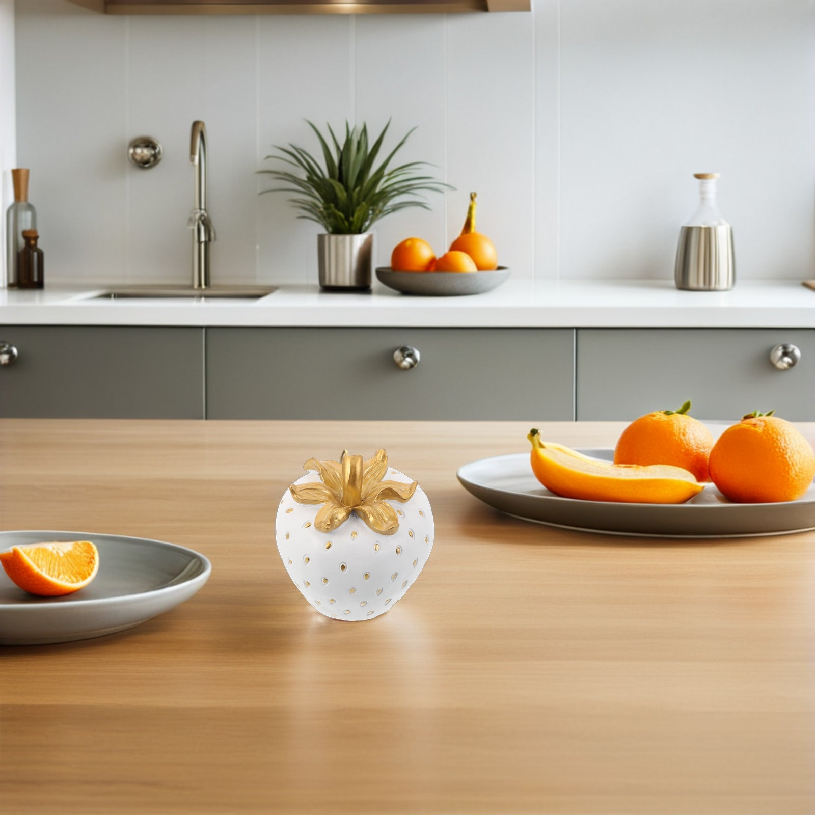 Commercial Kitchen Interior - Accessoires de fraises réalistes et éclatantes