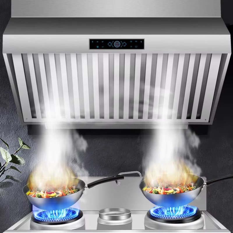 Commercial Exhaust Hood - Hotte de cuisine professionnelle en acier
