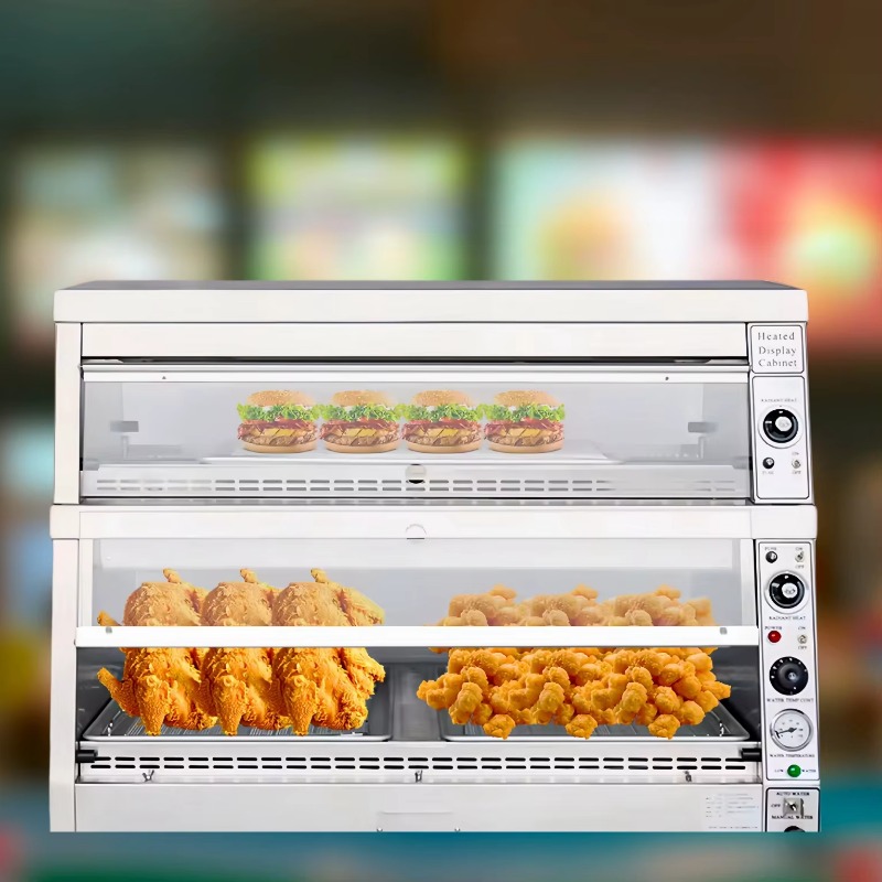 Food Warmer Display - Vitrine chauffante TENSHINE style KFC à
