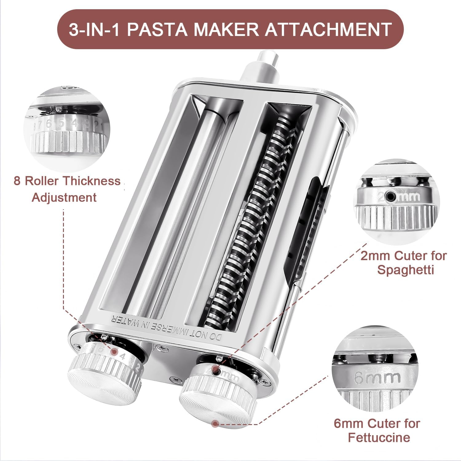 Accessoire de coupe-pâtes 3-en - Commercial Kitchen Aid Mixer avis et prix