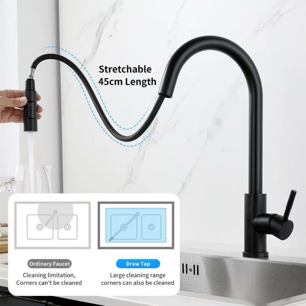 Robinet de cuisine monotrou av - Commercial Kitchen Mixer Tap avis et prix