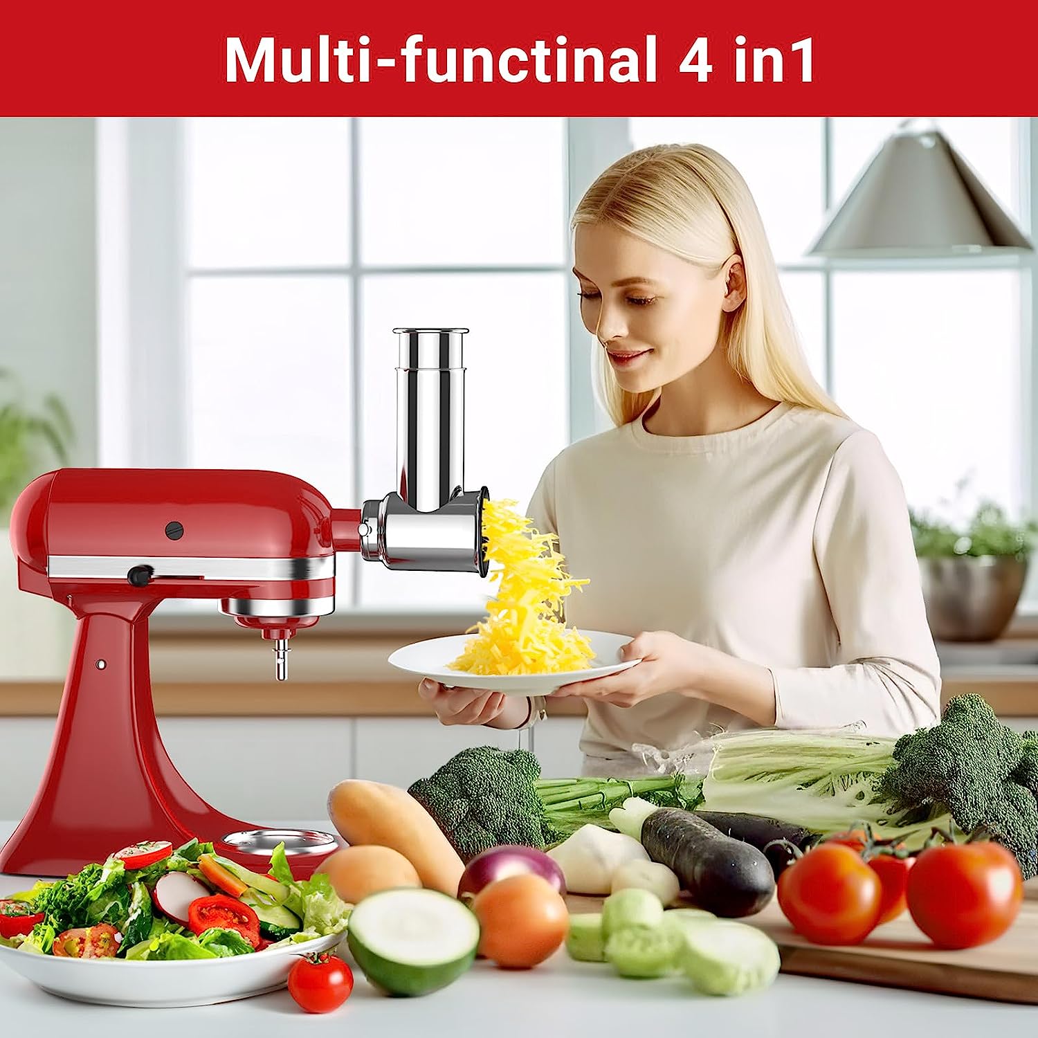 Nouvel accessoire trancheur/râ - Commercial Kitchen Aid Mixer avis et prix