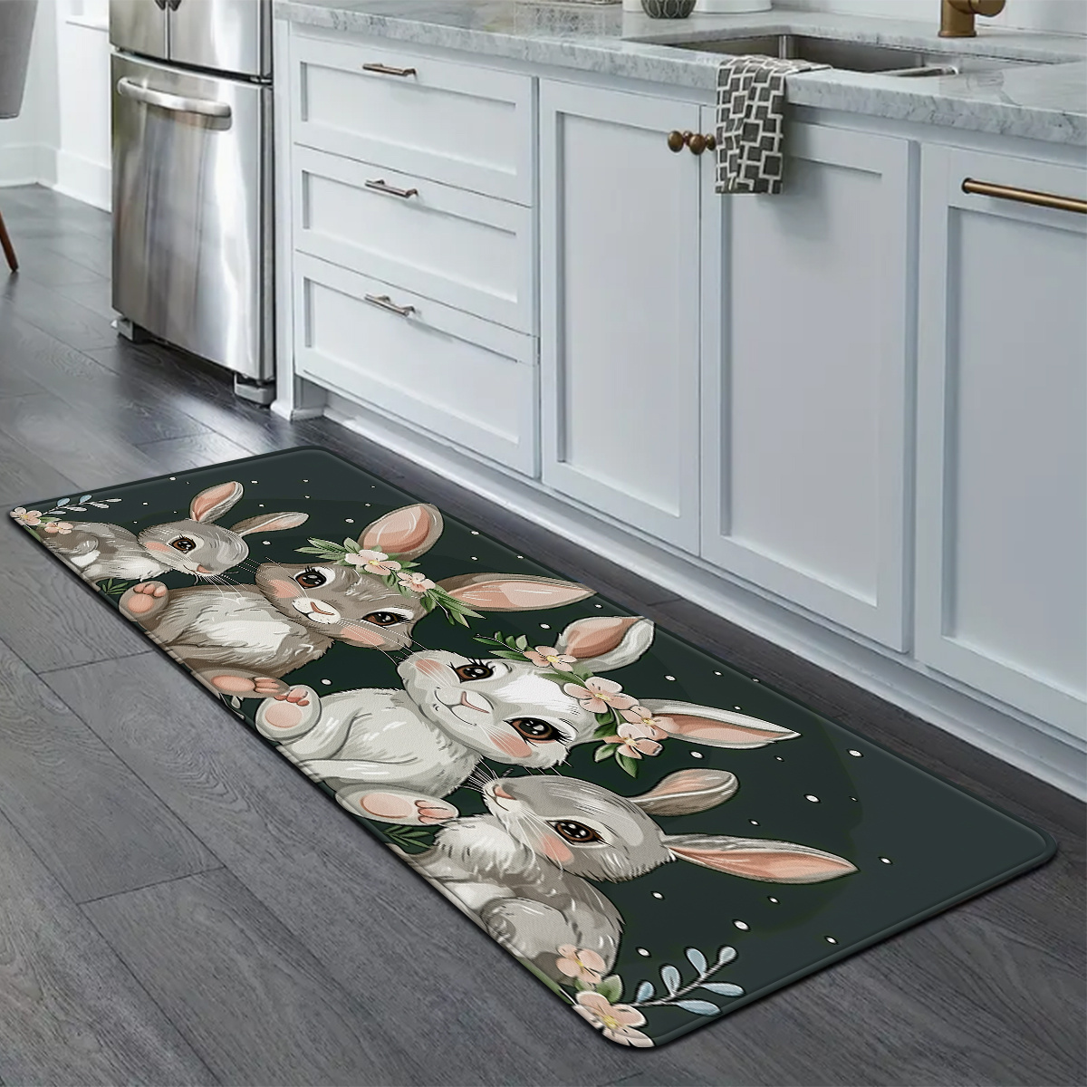 Tapis de sol moderne à motif d - Commercial Kitchen Interior avis et prix