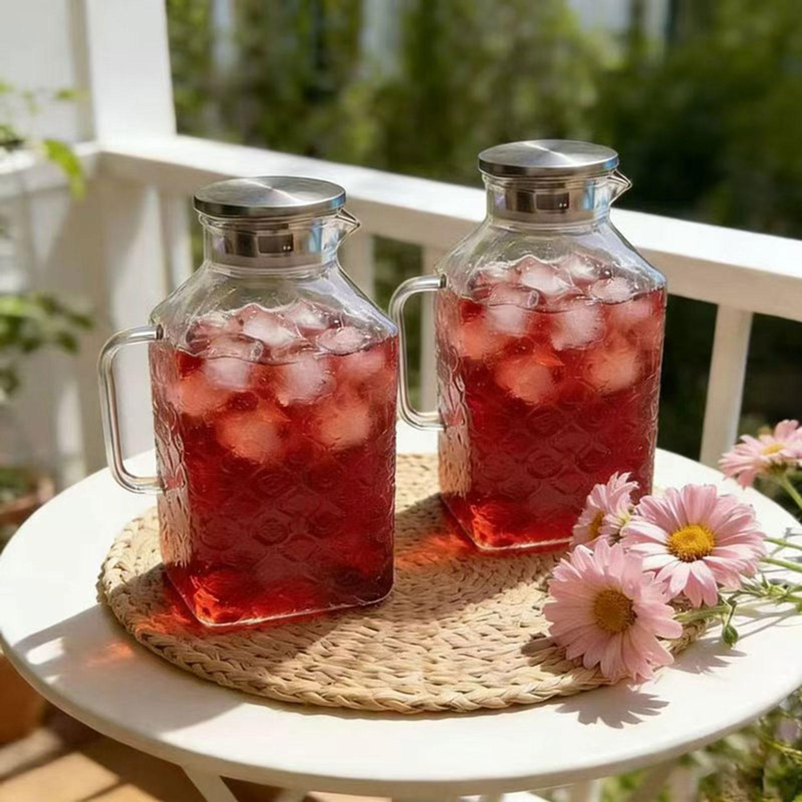 Carafe en verre grande capacit - Cold Drink Dispenser avis et prix