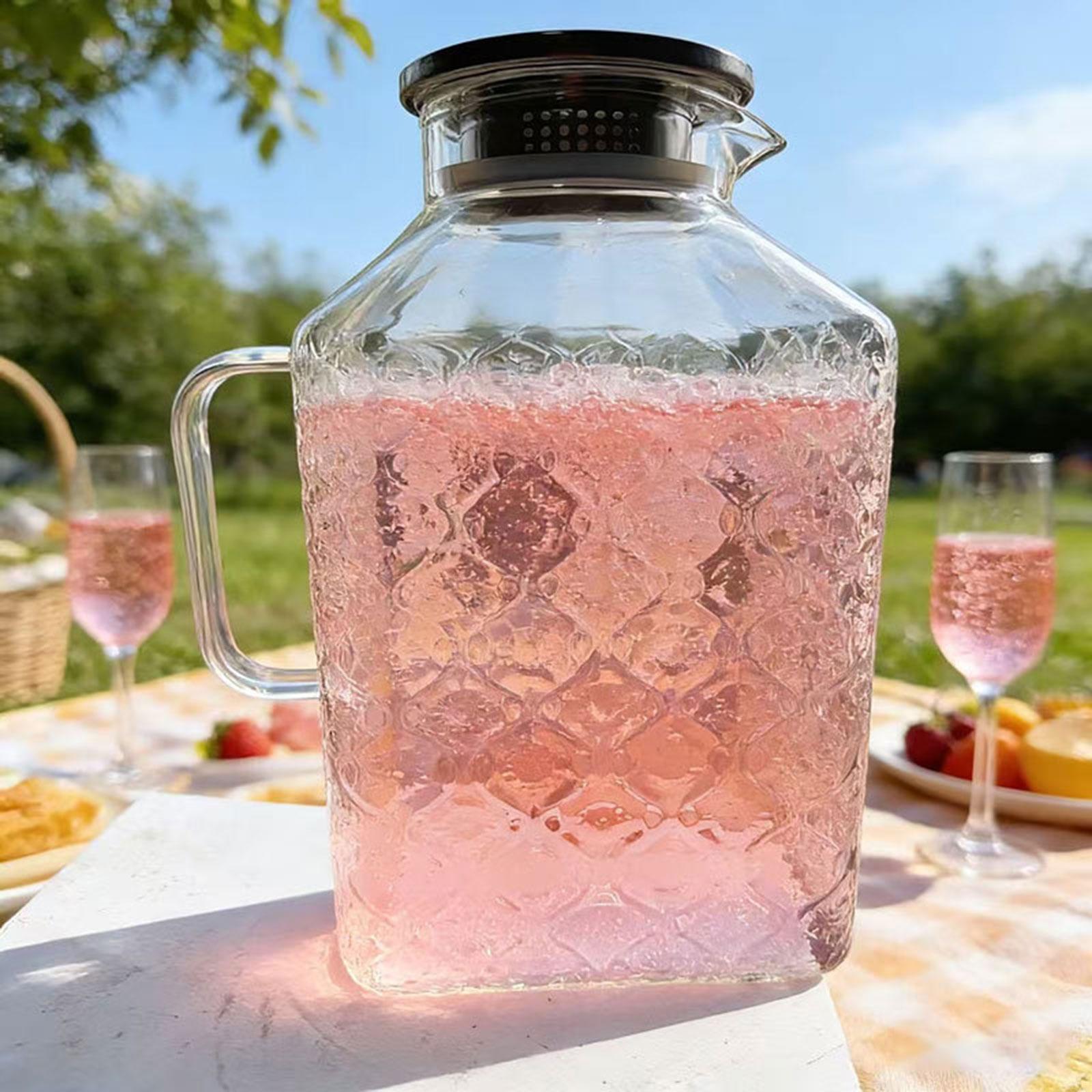 Carafe en verre grande capacit - Cold Drink Dispenser avis et prix