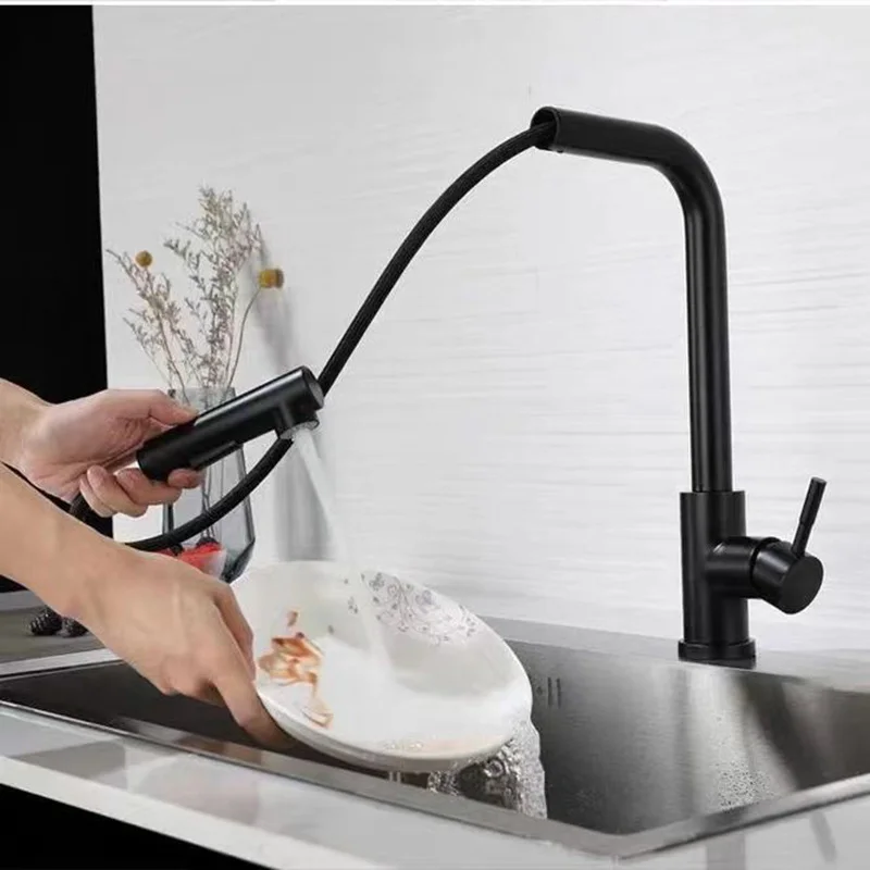 Robinet de cuisine noir extrac - Commercial Kitchen Mixer Tap avis et prix