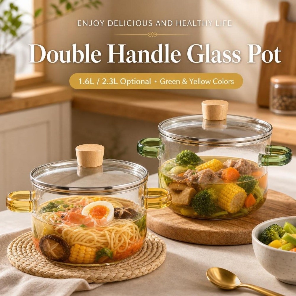 Casserole en verre épaissie 1, - Soup Kettle Warmer avis et prix