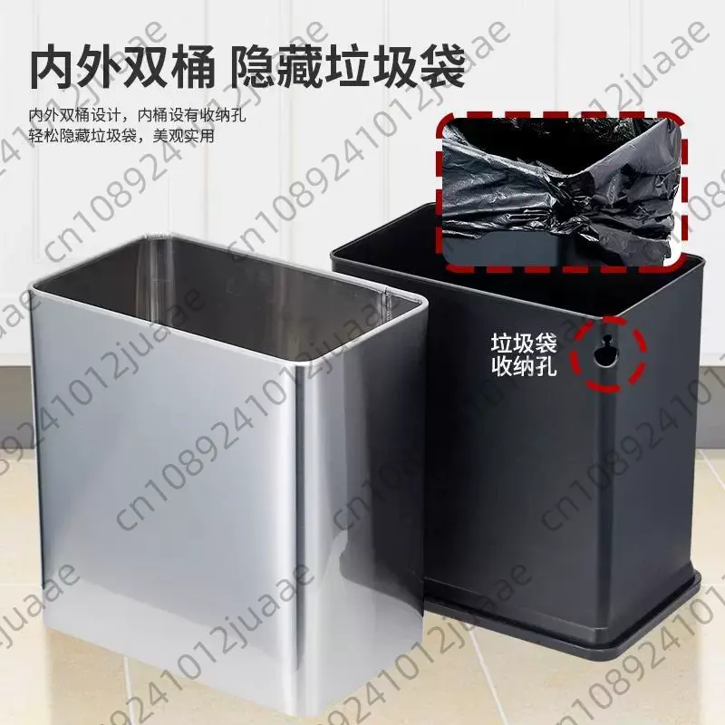 Poubelle en acier inoxydable d - Commercial Kitchen Trash Can avis et prix