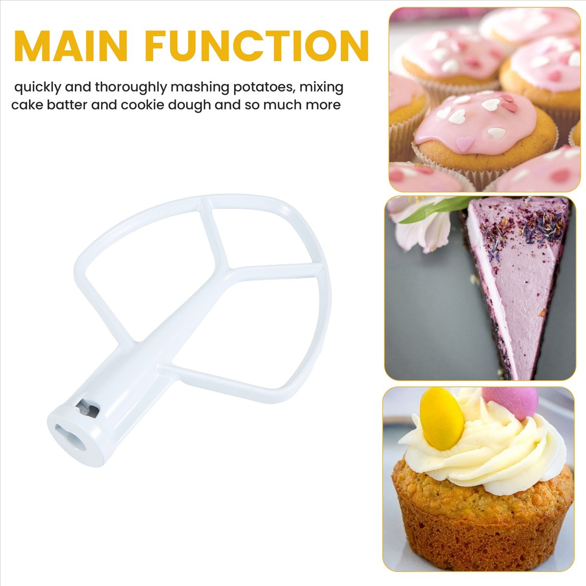 Batteur plat recouvert Doings  - Commercial Kitchen Aid Mixer avis et prix