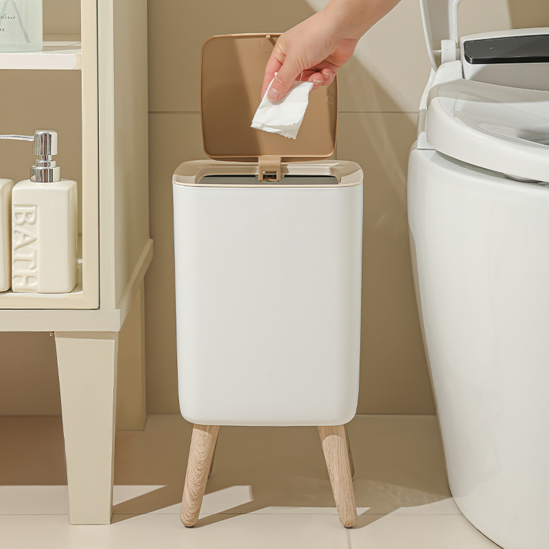 Poubelle en bois blanche de 10 - Commercial Kitchen Trash Can avis et prix