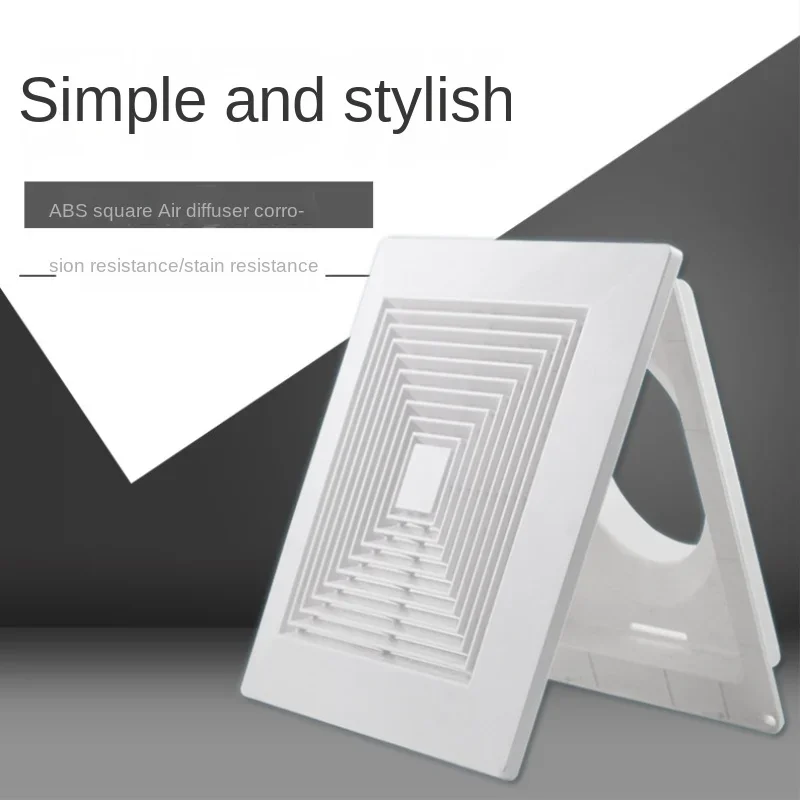 1 pièces ABS carré diffuseur c - Commercial Exhaust Hood avis et prix