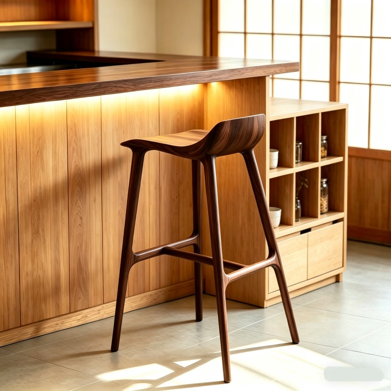 Tabourets de bar en bois peu e - Commercial Kitchen Interior avis et prix